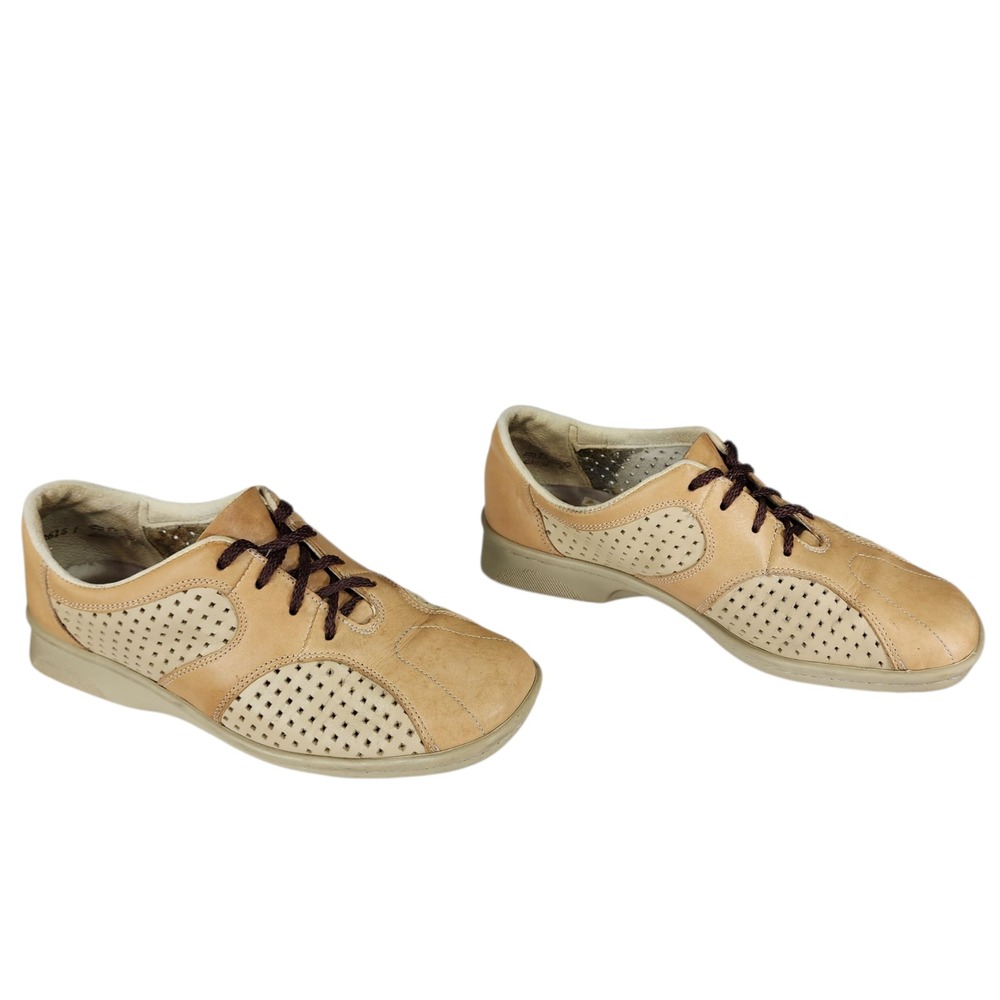 Rieker Sneakers sz 37 6 Women Antistress Leather Perforated Comfort Walking Shoe